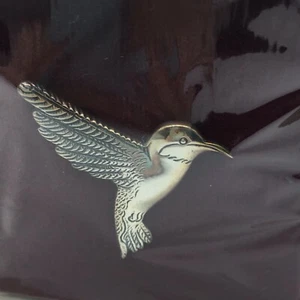 Handhammer Silberschmiede 925 Sterling Kolibri Anstecknadel original verpackt Neu in OVP - Bild 1 von 12