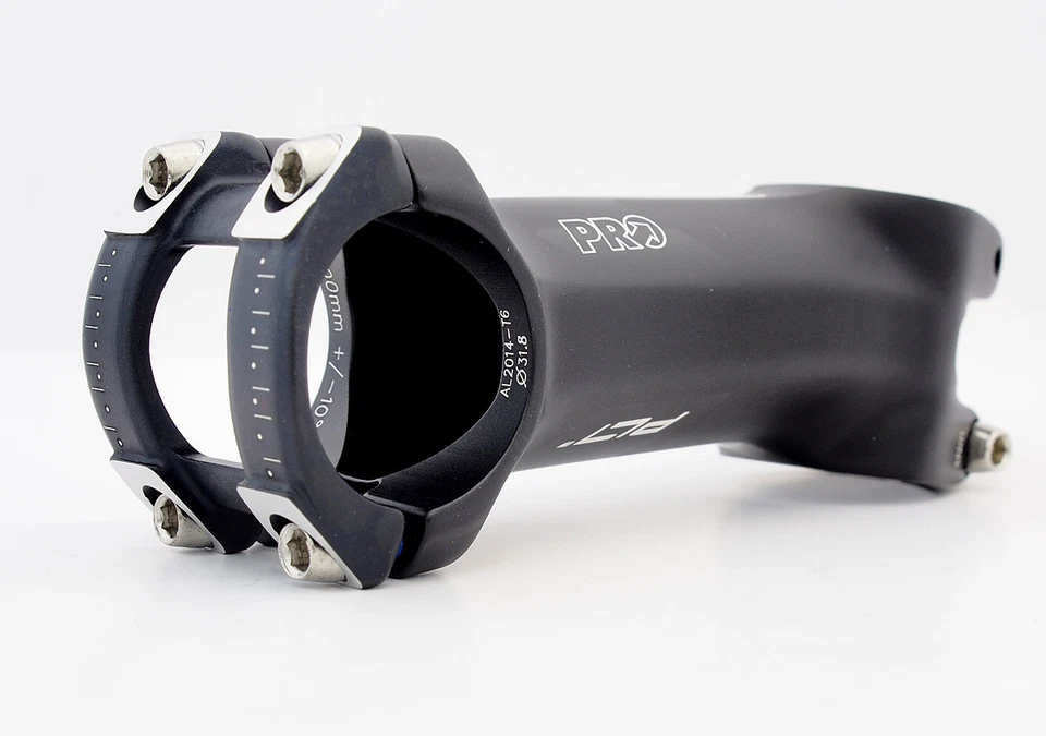 Shimano Pro PLT Alloy Road Bike Stem +/- 10° Black 1-1/8" 31.8 x 130mm New Model - Image 1 of 4