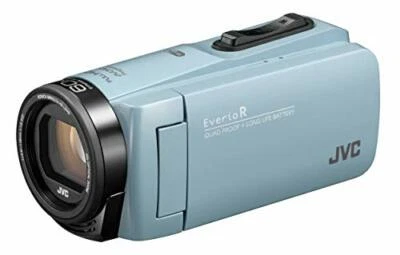 JVC KENWOOD Camcorder Everio Dustproof Wi-Fi 64GB Memory Saks Blue GZ-RX680-A - Image 1 of 2