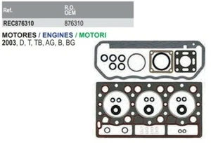 POCHETTE JOINT DE CULASSE VOLVO 2003 OEM 876310 - Imagen 1 de 1