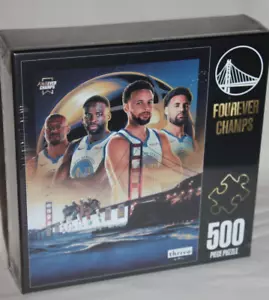 Warriors Forever Champs 500 Piece Puzzle NIB Fourever Basketball NBA NEW Curry - Picture 1 of 8