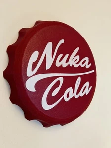"Colgador de pared Nuka Cola de 10"" tapa de botella arte retro Fallout" - Imagen 1 de 10