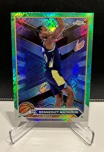 Bennedict Mathurin Green Topps Logo Refractor - 2023-24 Topps Cromo Baloncesto - Imagen 1 de 2