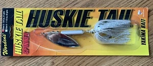 Vintage Worden’s Huskie Tail #5 Spinner White New! - Picture 1 of 7