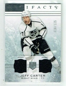 14-15 UD Upper Deck Artifacts  Jeff Carter  /125  Dual Jerseys 