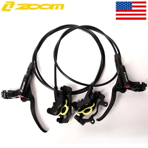 ZOOM Bicycle HB876 4-Piston Hydraulic Disc Brake MTB Bike Left Front Right Rear - Picture 1 of 17