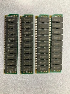 Lot of 4 TI TM024EAD9-80L 1MB FPM PARITY SIMMs 80ns 30-pin SIMM - Picture 1 of 1