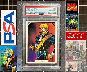 1989 Marvel Comic Images Arthur Adams - PSA 10 GEM MINT - #28 Longshot POP 1!