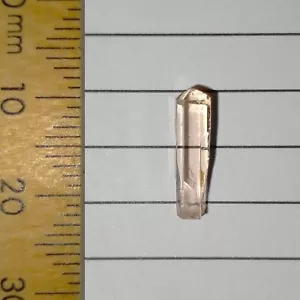 Imperial Topaz terminated raw crystal facet rough natural Katlang Video 2.57ct - Picture 1 of 8