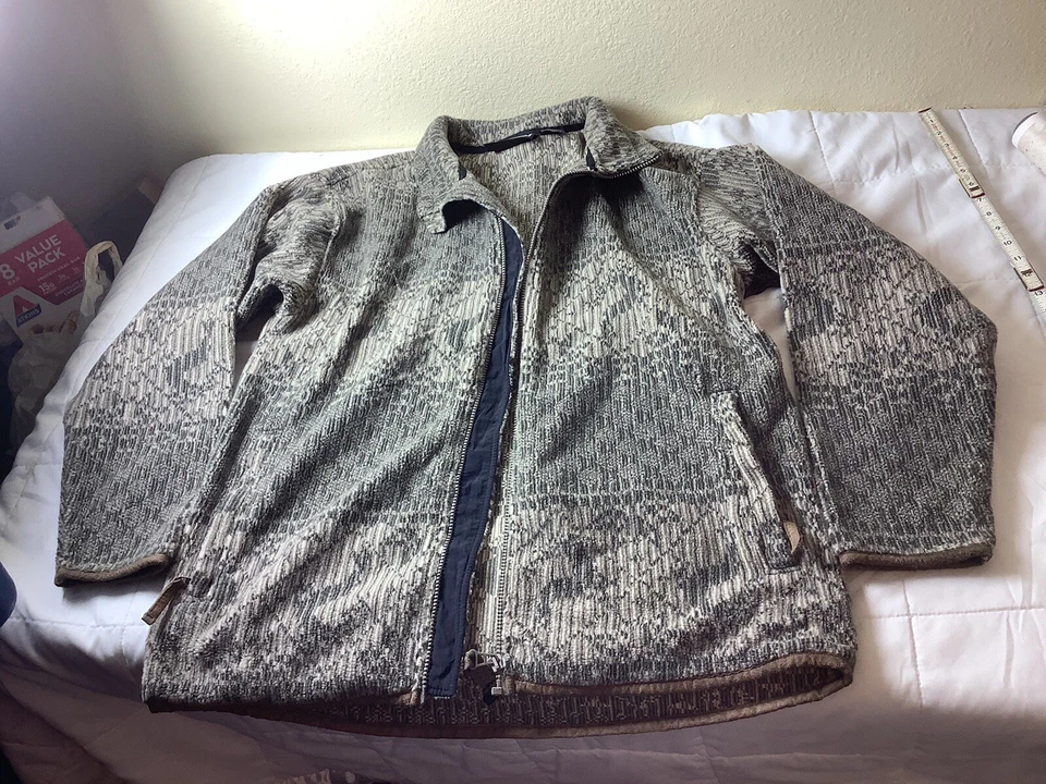 Men’s Vintage 90’s Obermemyer Fleece Zip Up Bomber Jacket Coat Sz Medium LK NU - Image 1 of 4