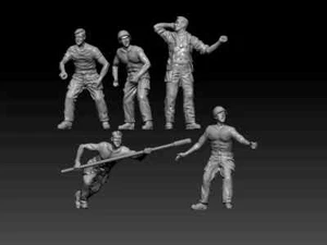 Modelo terminado impreso en 3D 1/72/87/144 Segunda Guerra Mundial de artillería del ejército de Estados Unidos en el Pacífico - Imagen 1 de 2