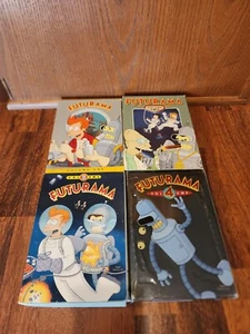 Futurama TV Series DVD Vol. 1, 2, 3, & 4 Complete Set Original Big Boxes - Picture 1 of 5