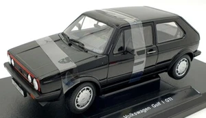 Welly 1/18 Scale Diecast 18039W - Volkswagen Golf I GTI - Black - Foto 1 di 5