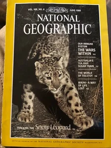 National Geographic June 1986, Liberty, Snow Leopard, Immune system, Tolstoy - Imagen 1 de 1