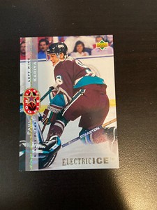 1994-95 Upper Deck Electric Ice Paul Kariya Anaheim Mighty Ducks Rookie Star
