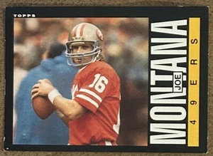 JOE MONTANA #157 SAN FRANCISCO 49ERS HOF 1985 TOPPS FOOTBALL VG-VGEX FREE SHIP - Picture 1 of 3