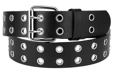 Hot Trend! Eurosport Solid Rich Fashion Color Double Grommet Belt - BW9915 - Image 1 of 2