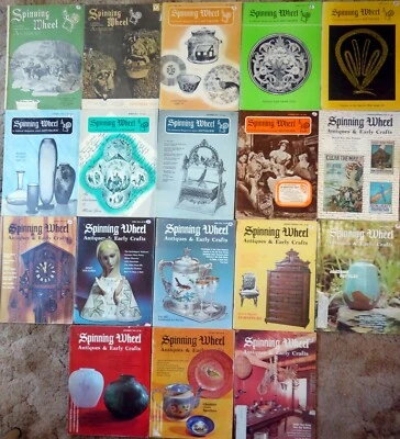 SPINNING WHEEL: National Magazine about Antiques - 18 Issues from 1957-1975 Foto 1 de 4