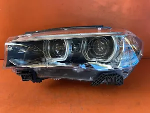 2014 2015 2016 2017 2018 BMW X5 X6 LEFT DRIVER SIDE HID XENON HEADLIGHT OEM - Picture 1 of 24