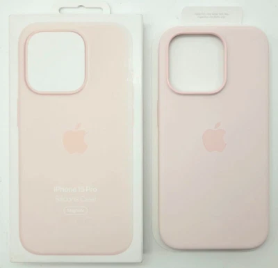 Auténtica Funda Silicona Apple iPhone 15 Pro Rosa Claro MT1F3ZM/A Excelente Como Nueva Foto 1 de 4