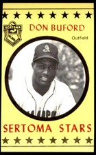 1977 SERTOMA STARS PUZZLE BACKS DON BUFORD INDIANAPOLIS INDIANS