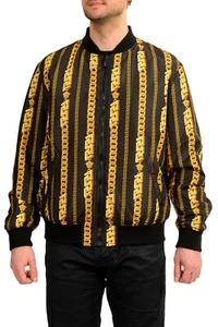 Versace Men's Reversible Full Zip Padded Bomber Jacket US XL IT 54 - Picture 1 of 9