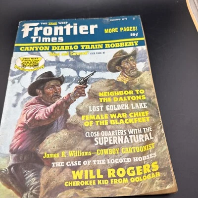 Vintage Frontier Times Magazine January, 1971-  "Canyon Diablo Train Robbery" - Image 1 of 4