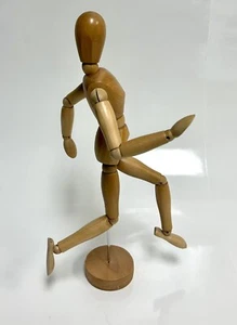 8 Inch Wooden Movable Man Model Art Drawing Action Figure Mannequin Toy Home - Picture 1 of 7