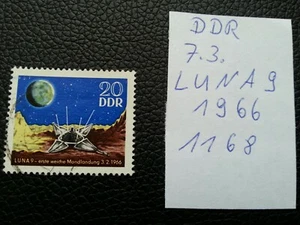 DDR Briefmarke,1966, Michelnr. 1168 ,gestempelt LUNA 9 - Bild 1 von 1