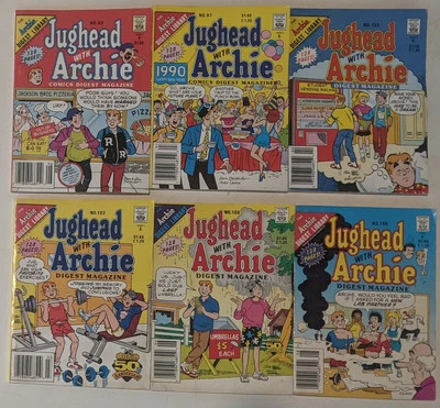 6x Jughead With Archie Comics Digest #96 #97 #102 #103 #106 #108 Foto 1 de 2