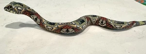 Signed 2017 Jon Anderson Fimo Creations Clay Snake Sculpture - 7 1/2” Long - Picture 1 of 6