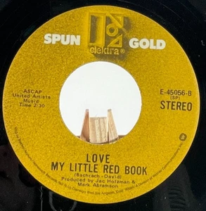 LOVE 45 RPM MY LITTLE RED BOOK / ALONE AGAIN OR—EX - Imagen 1 de 6
