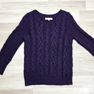 Maglione pullover maglia viola donna Loft Medium - Foto 1 di 6