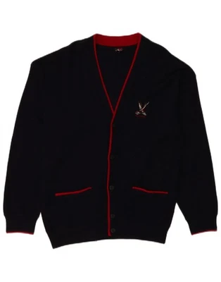 PAUL & SHARK Mens Cardigan Sweater Medium Navy Blue DG07 - Image 1 of 3