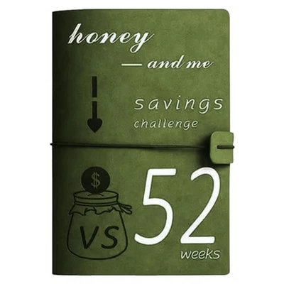 52-Wochen-Geldspar-Herausforderungsordner, A5-Ordner, Einlagen, Geldumschlä1968 - Bild 1 von 4