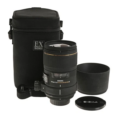 Nikon Sigma 150mm F2.8 Macro HSM Autofocus Telephoto F Mount Prime Lens - Image 1 of 4