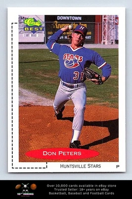 1991 Classic Best BASEBALL #288 Don Peters - Image 1 of 2