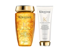 Kerastase Elixir Ultime Le Bain Shampoo 8.5 oz and Le Fondant Conditioner 6.8 oz - Picture 1 of 1