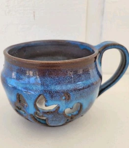 Robert L Morgan Studio Keramik Dorothy Mid Century Kerzenhalter Papieretikett MCM - Bild 1 von 15