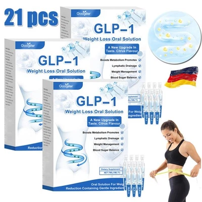 MARKENLOS Neues Angebot3Box GLP -1 -Gewichtsverlust oraler Lösung -natürlicher Stoffwechsel unterstützt