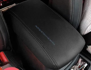 For Kia Sportage R 2011-16 Black Leather Center Console Armrest Lid Box Holster - Picture 1 of 3