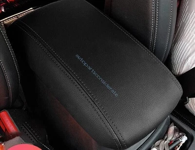 For Kia Sportage R 2011-16 Black Leather Center Console Armrest Lid Box Holster - Image 1 of 3