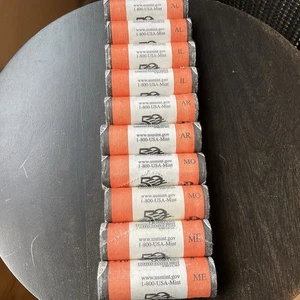 U.S. Mint 2003 State Quarters Rolls - All Ten (10) P&D Rolls for 2003 - Picture 1 of 6