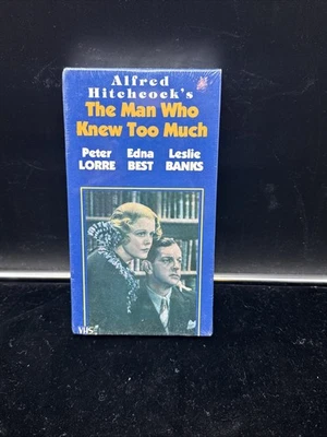 Classic Thriller VHS Alfred Hitchcock The Man Who Knew Too Much Peter Lorre New Foto 1 de 3