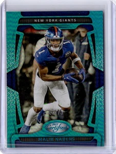 2025 Panini Certified #73 Malik Nabers Mirror Teal #/75 - Picture 1 of 2