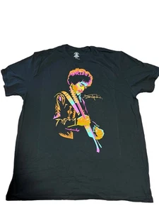 Jimi Hendrix Shirt Herren 2XL schwarz Authentic Hendrix Grafik Rock Band T-Shirt - Bild 1 von 6