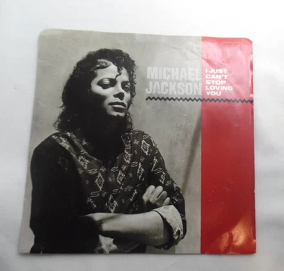 MICHAEL JACKSON - BABY BE MINE/I JUST CAN'T STOP LOVING YOU-45 RPM RECORD-1982 - Image 1 of 4