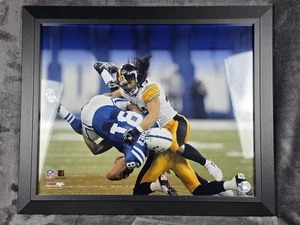 Foto de colección de los Pittsburgh Steelers enmarcada NFL fútbol americano Indianapolis Colts años 2000 - Imagen 1 de 7