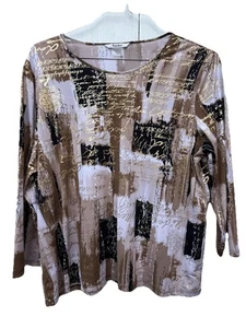 Top donna Tan Jay bellissimo taglia L/G tunica maniche lunghe. Sparkle - Foto 1 di 10