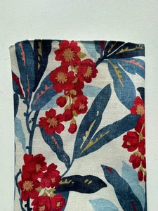 Ralph Lauren Missouri Floral Americana Designer Fabric Remnant 24"x24" - Picture 1 of 2